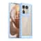Motorola Edge 2024 protective phone case with Clear Acrylic Back & Shockproof TPU Bumper