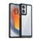 Motorola Edge 2024 protective phone case with Clear Acrylic Back & Shockproof TPU Bumper