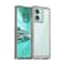 Motorola Edge 2024 protective phone case with Clear Acrylic Back & Shockproof TPU Bumper