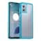 Motorola Edge 2024 protective phone case with Clear Acrylic Back & Shockproof TPU Bumper
