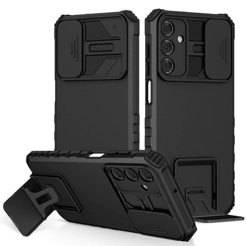 Samsung Galaxy Camshield Case With Stand Shockproof Sliding Camera Cover 9