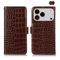 Luxury Crocodile Leather Wallet Case For IPhone 11
