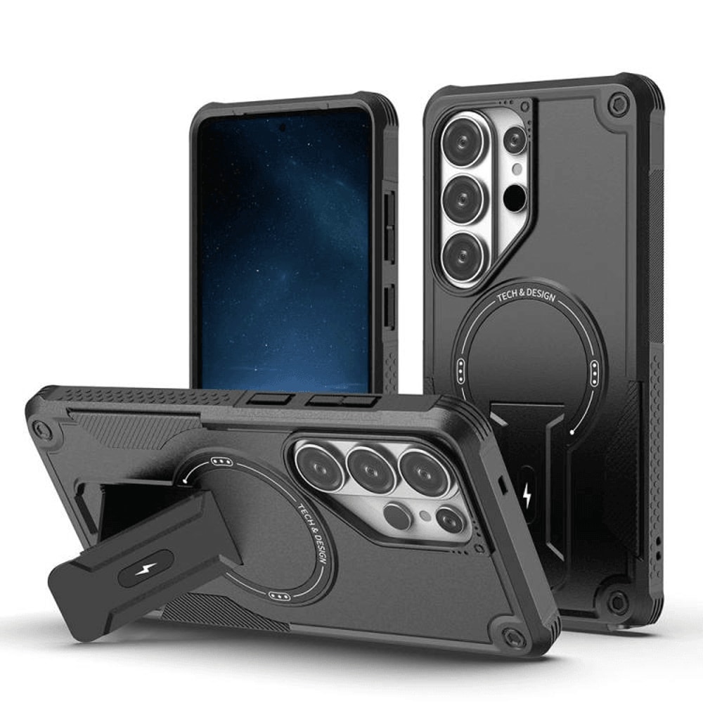Samsung Galaxy MagSafe Phone Case Armor Hybrid Cover With Kickstand Shockproof Protection 5