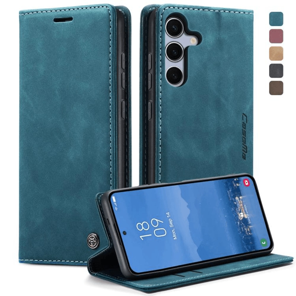 Samsung Galaxy Wallet Flip Case Leather Stand Cover With Card Slots Shockproof Protection 11