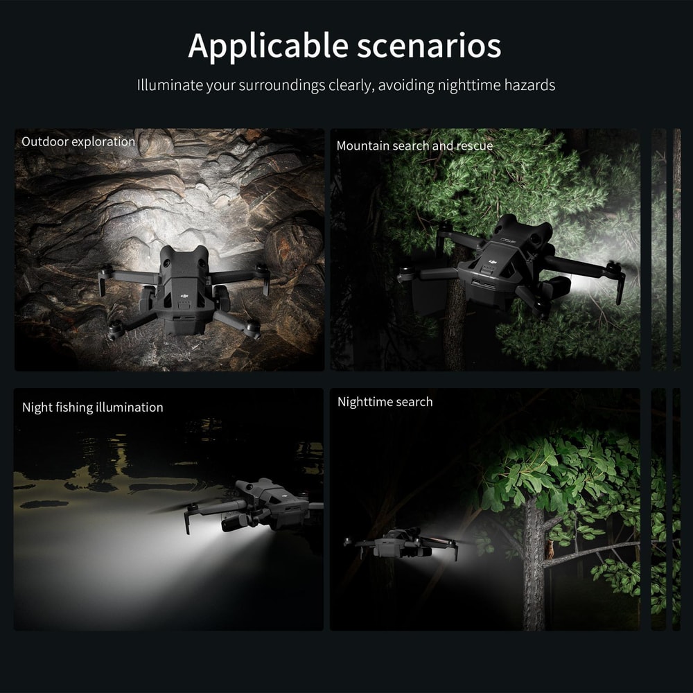 DJI Mini 4 Pro LED Searchlight Night Navigation Light With SOS Mode 5