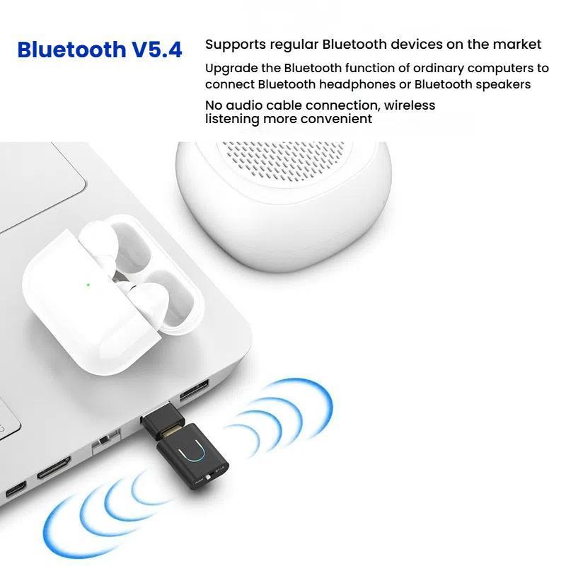 Bluetooth Type-C Audio Transmitter with Bluetooth audio transmitter & Auracast Audio Sharing