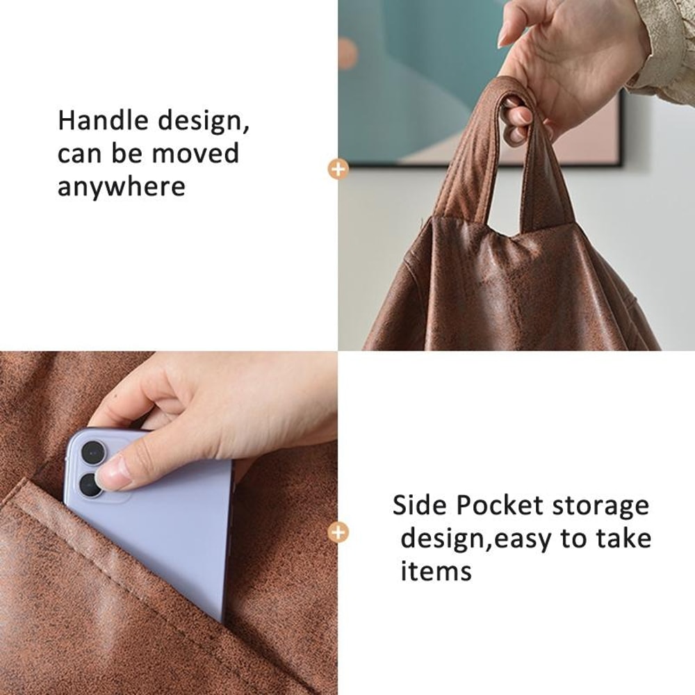 Waterproof Bean Bag Chair Cover Breathable Tech Fabric Washable Replacement Sleeve 4