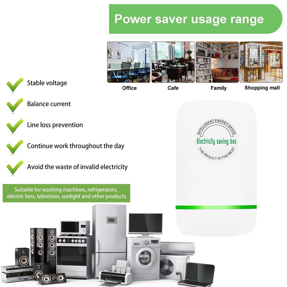 Smart Home Energy Saver Box Voltage Stabilizer Power Protection Device 4