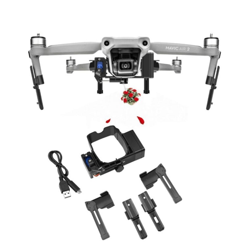 DJI Air 3 Airdrop System Rechargeable Drone Payload Release Kit Load 6