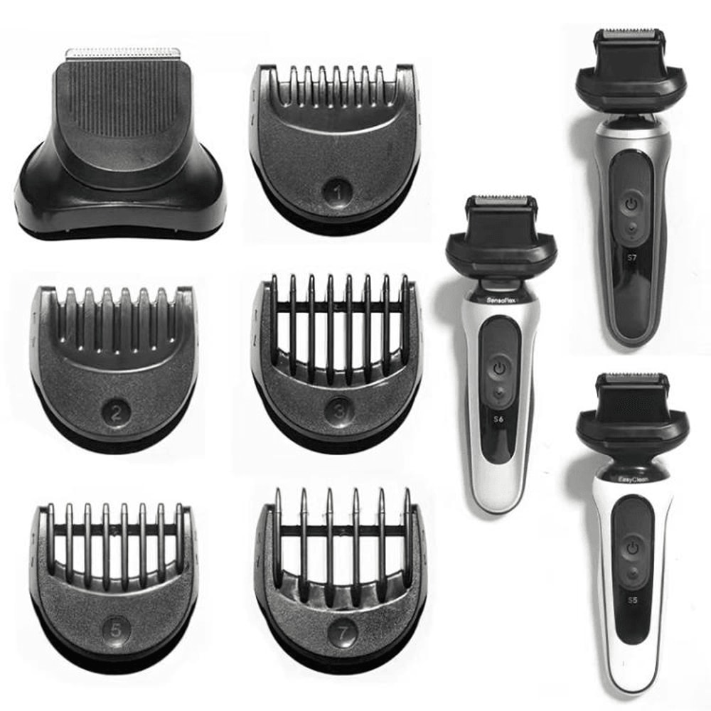 Braun Series 3 Trimmer Attachment Kit With 5 Beard Comb Sizes For Precision Grooming 5