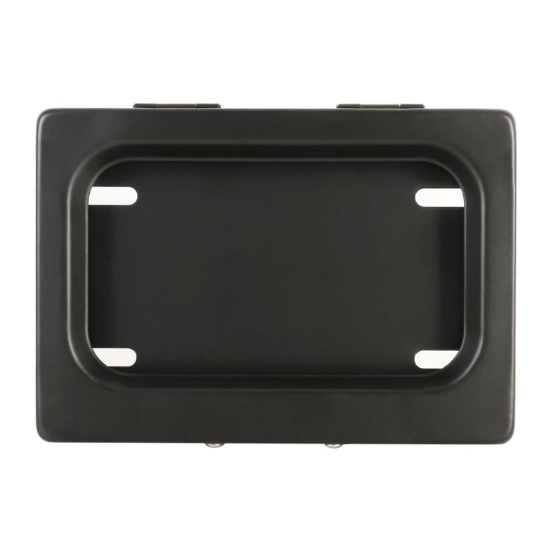 Remote Control Motorcycle License Plate Cover Hidden Plate Shutter Frame