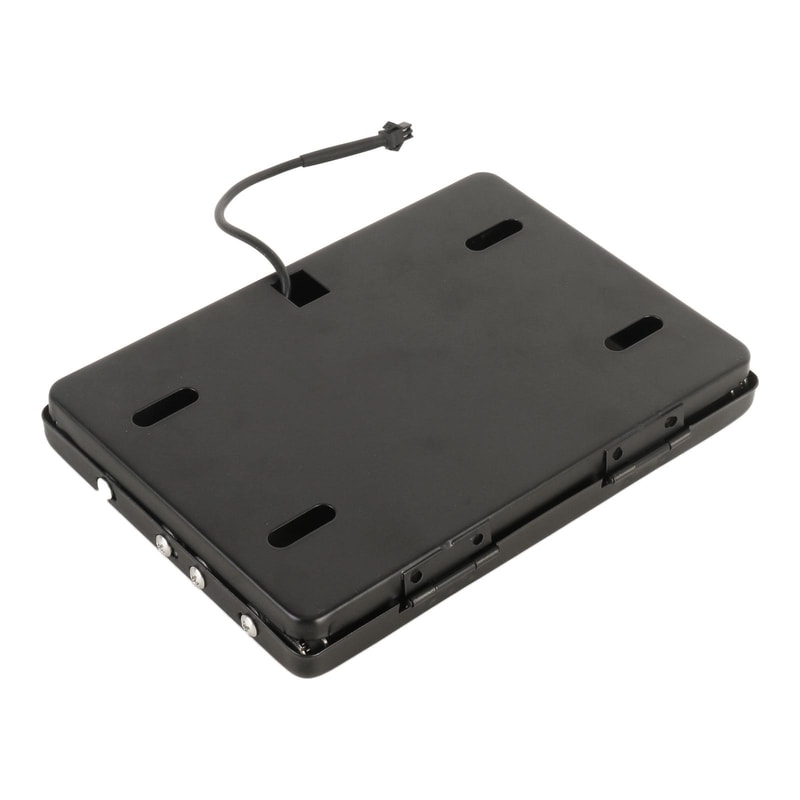 Remote Control Motorcycle License Plate Cover Hidden Plate Shutter Frame