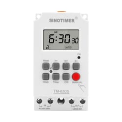 weekly programmable timer switch relay 30a digital time control for home & industrial use