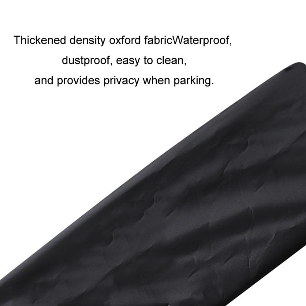 Dustproof Waterproof Thickened Oxford Cloth License Plate Cover 2