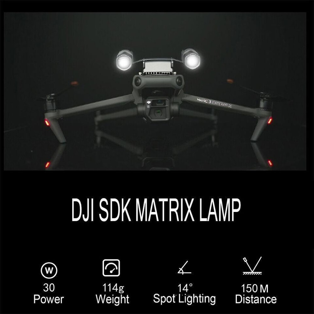 JZ T30 For DJI Mavic 3E 3T 30W Matrix Lamp Spotlight 4