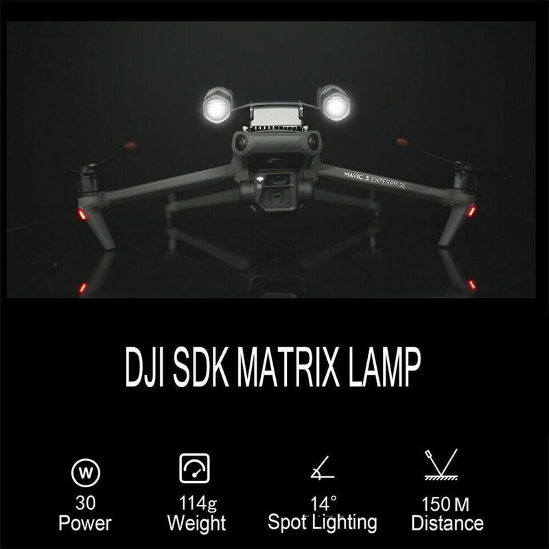 JZ T30 For DJI Mavic 3E 3T 30W Matrix Lamp Spotlight 4