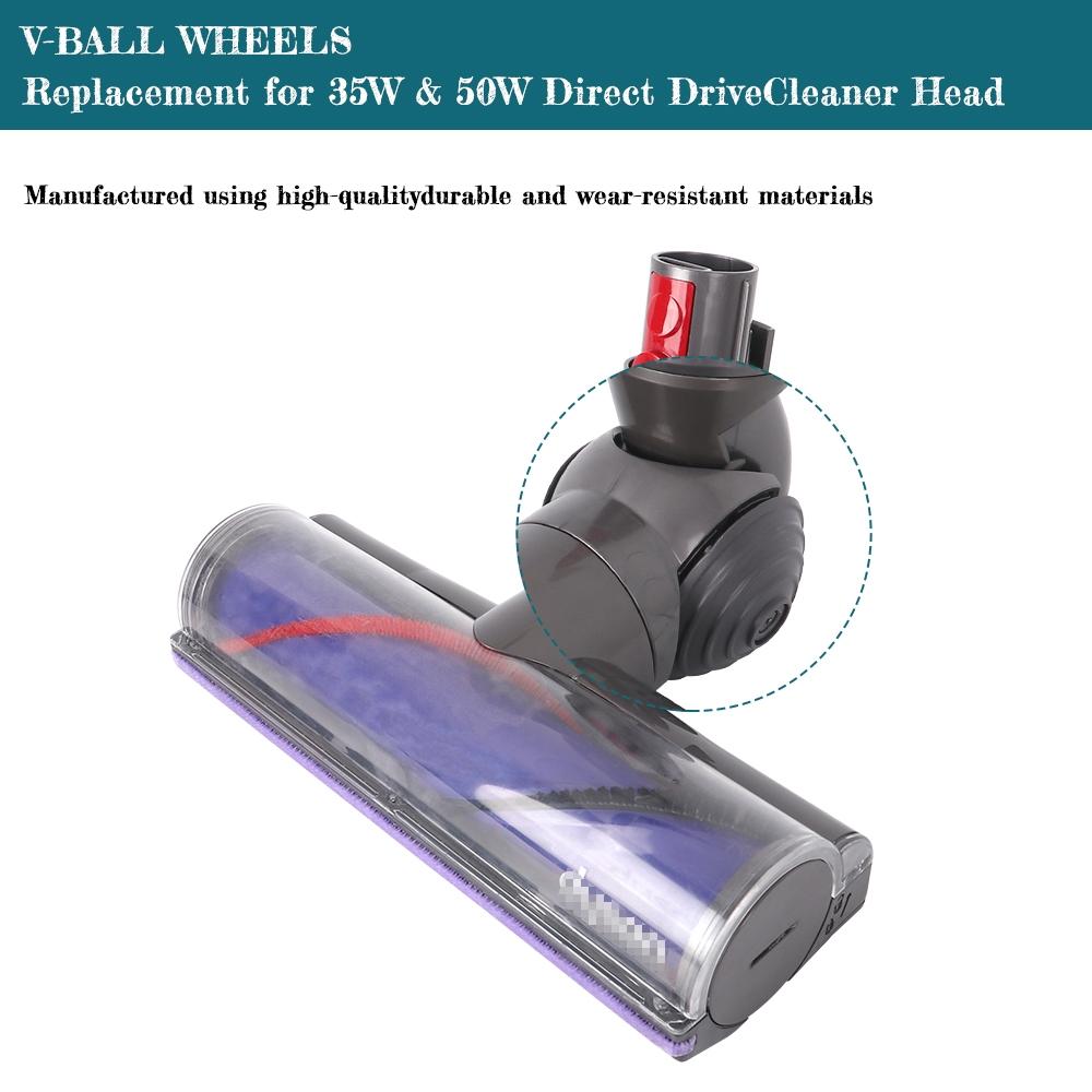 Dyson Vacuum Replacement V Ball Wheels Kit For Direct Drive Cleaner Head 1