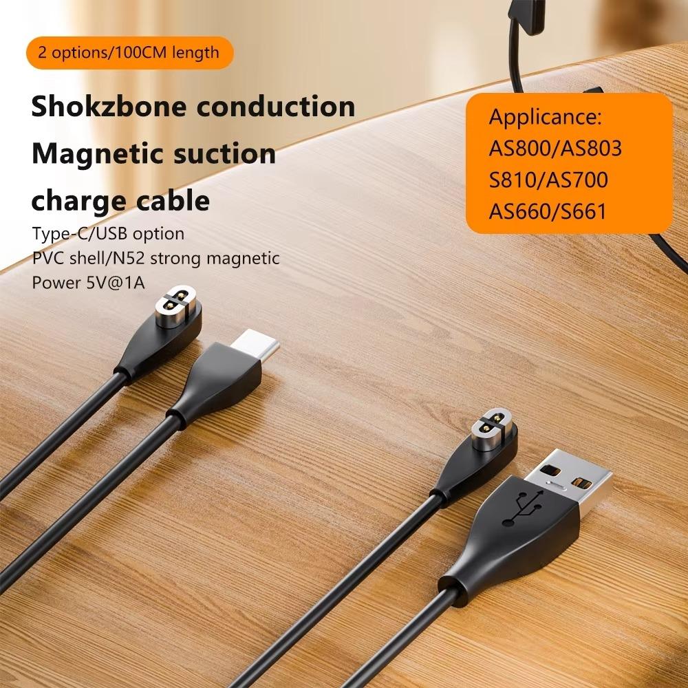 For Shokz Bone Conduction Bluetooth Earphone Magnetic Charging Cable 1