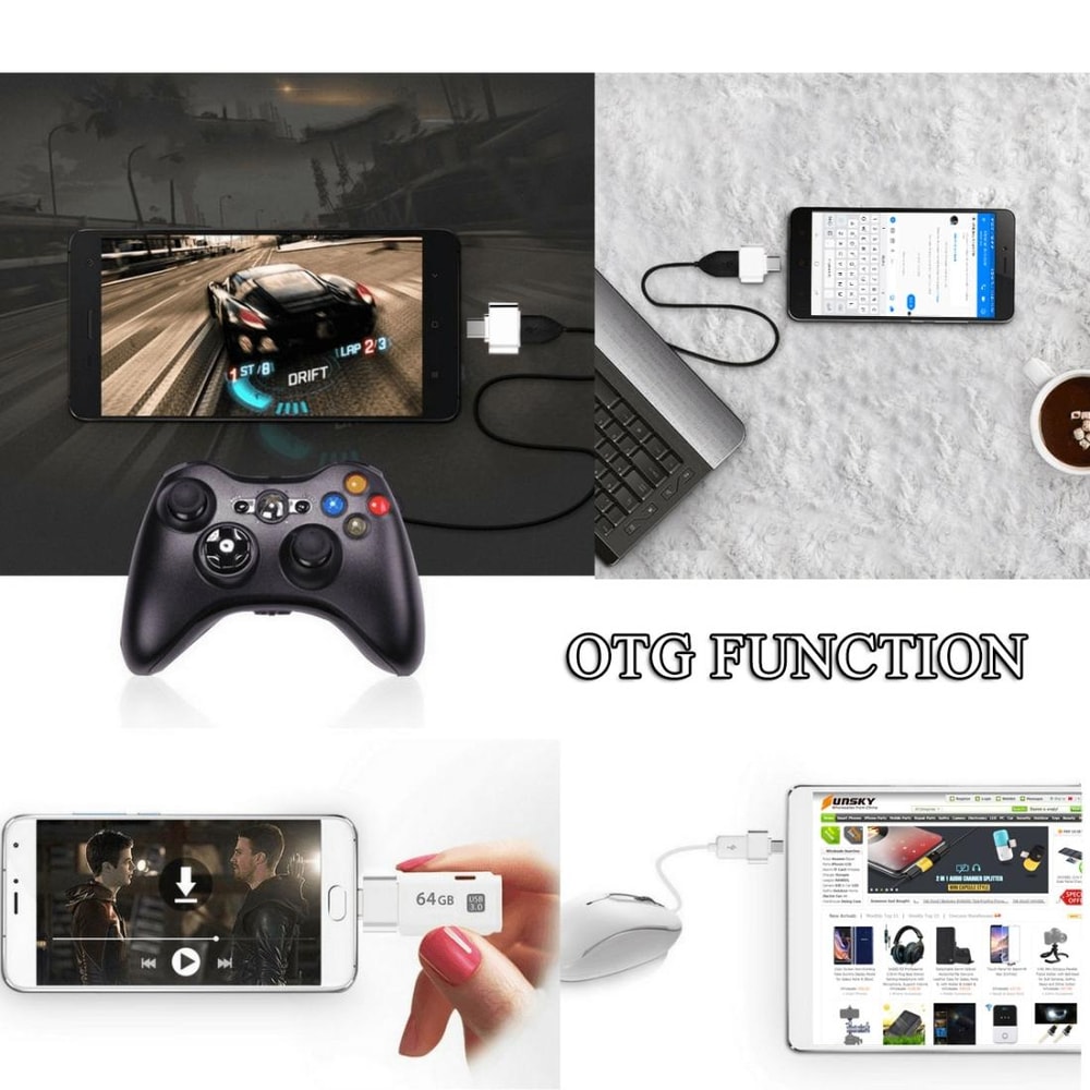 Micro USB OTG Adapter USB 20 Converter For Android Devices And Digital Cameras 2