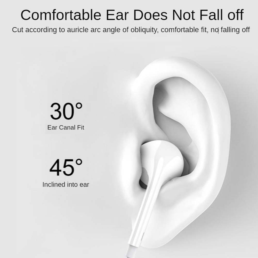 Wired InEar Stereo Earphones With Mic Remote For Android 35mm Bass Earbuds 5