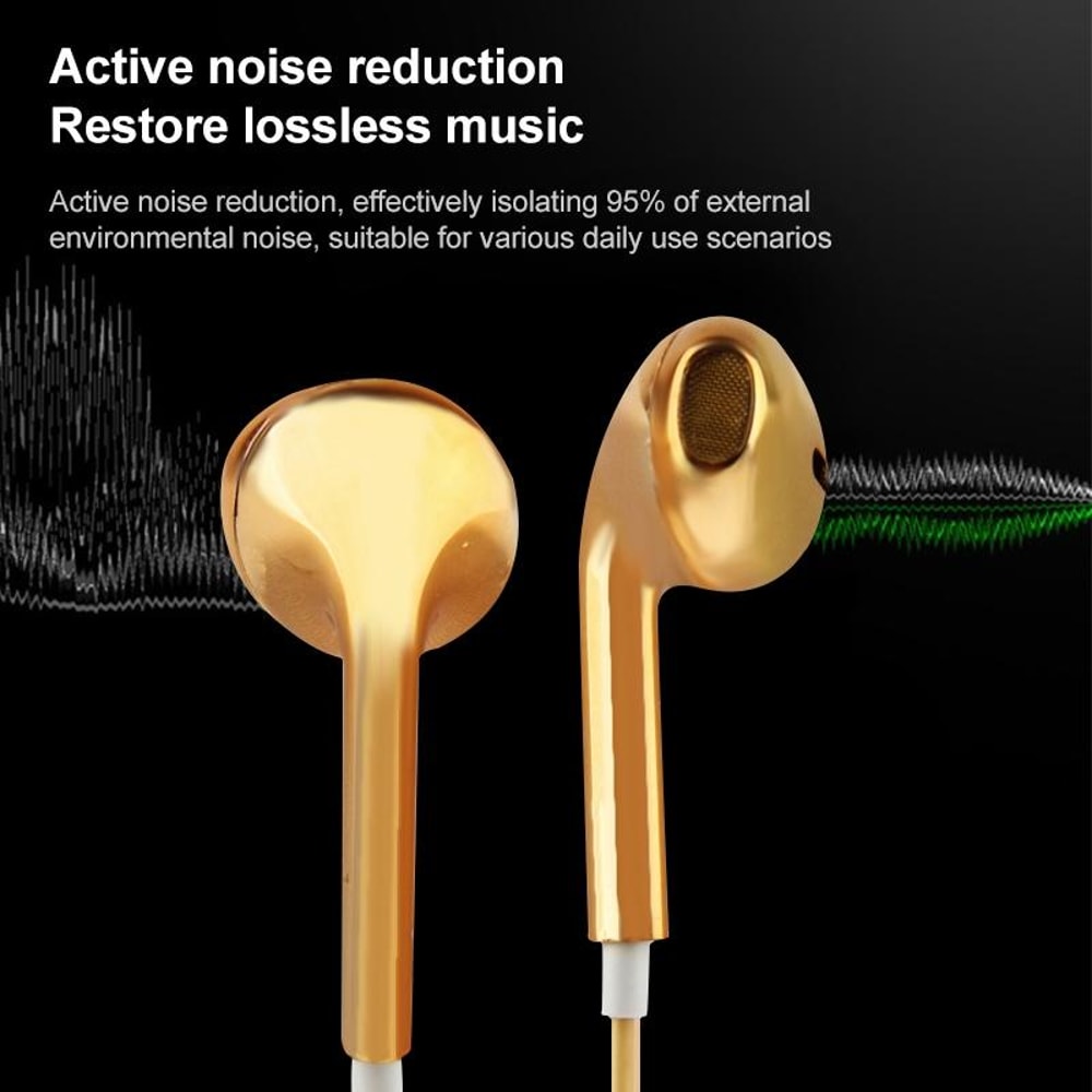 Wired InEar Stereo Earphones With Mic Remote For Android 35mm Bass Earbuds 6