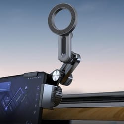 magnetic car phone holder for tesla screen foldable dashboard mount