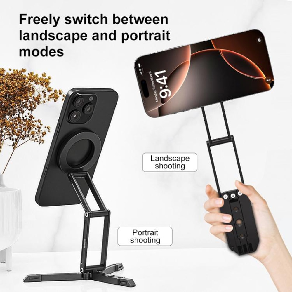 MagSafe Foldable Phone Holder Adjustable Desktop Stand For Live Streaming 5