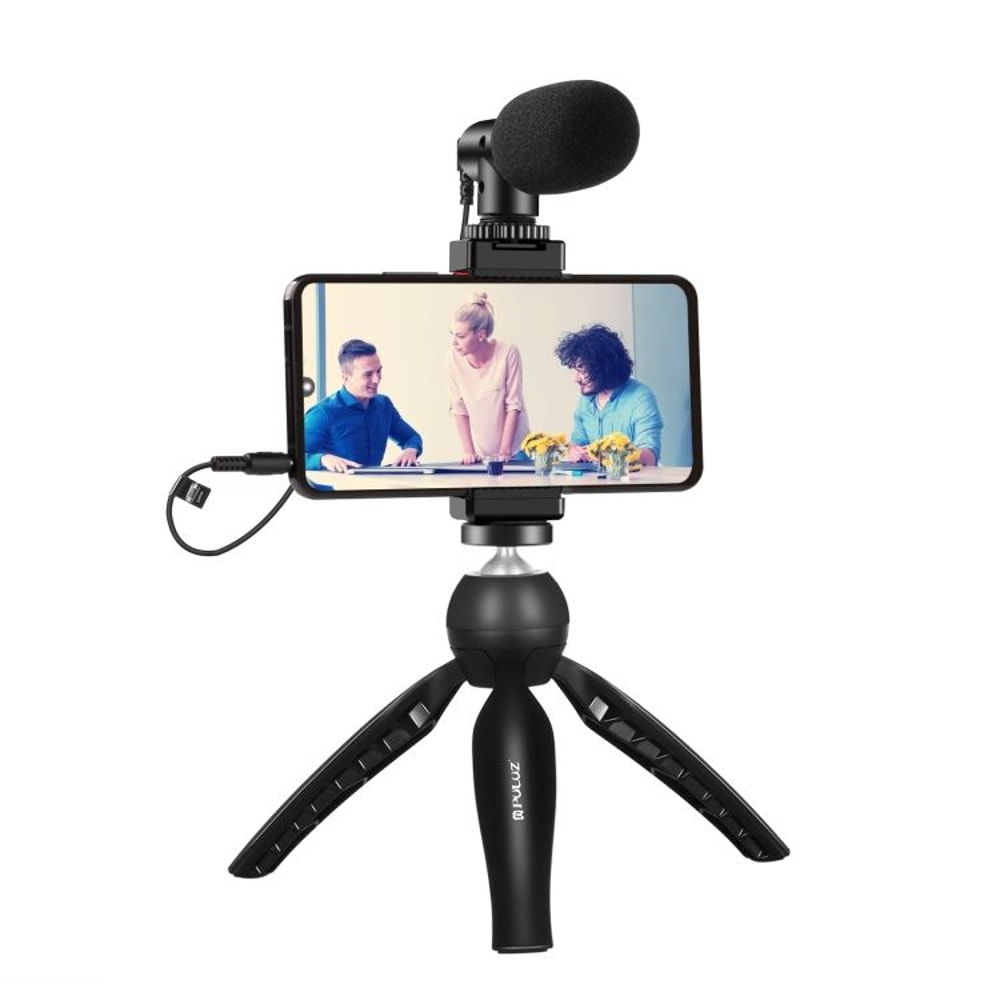 Smartphone Vlogging Kit With Microphone Tripod Phone Holder For Content Creators 6