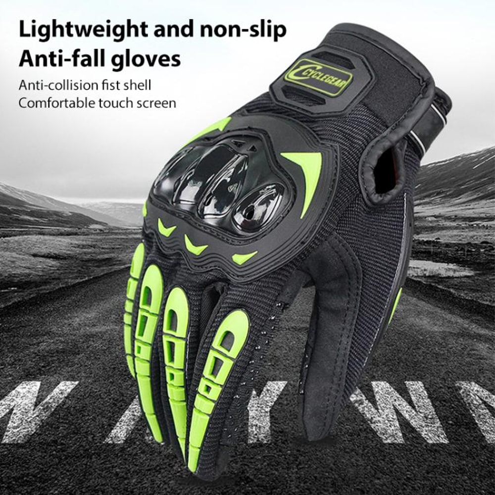 AntiSlip Motorcycle Riding Gloves Full Finger Protective Grip Gear 2