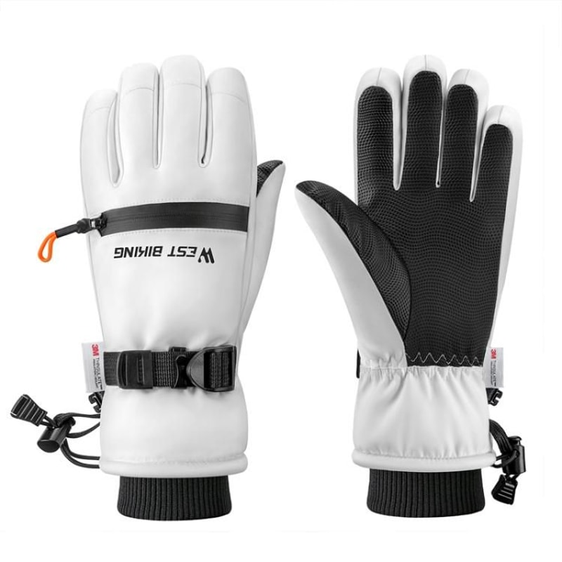Touchscreen Ski Gloves Waterproof Winter Gloves With Thermal Insulation AntiSlip Grip 1