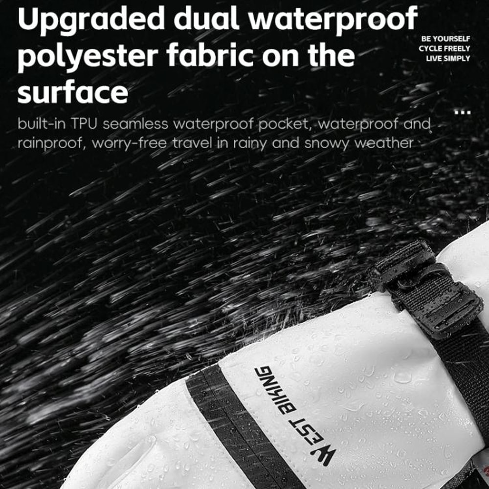 Touchscreen Ski Gloves Waterproof Winter Gloves With Thermal Insulation AntiSlip Grip 6