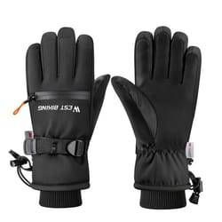 touchscreen ski gloves waterproof winter gloves with thermal insulation & anti-slip grip