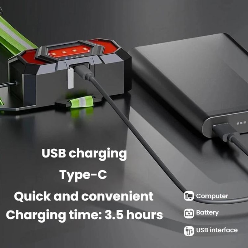 Rechargeable LED Chest Running Light For Night Safety And Cycling Visibility 2