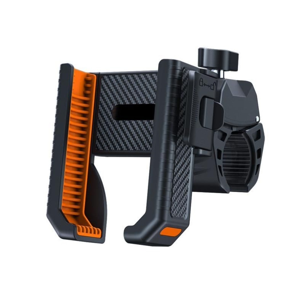 Carbon Fiber Bike Phone Mount Non Slip Handlebar Holder For Bicycle Scooter Motorcycle 8