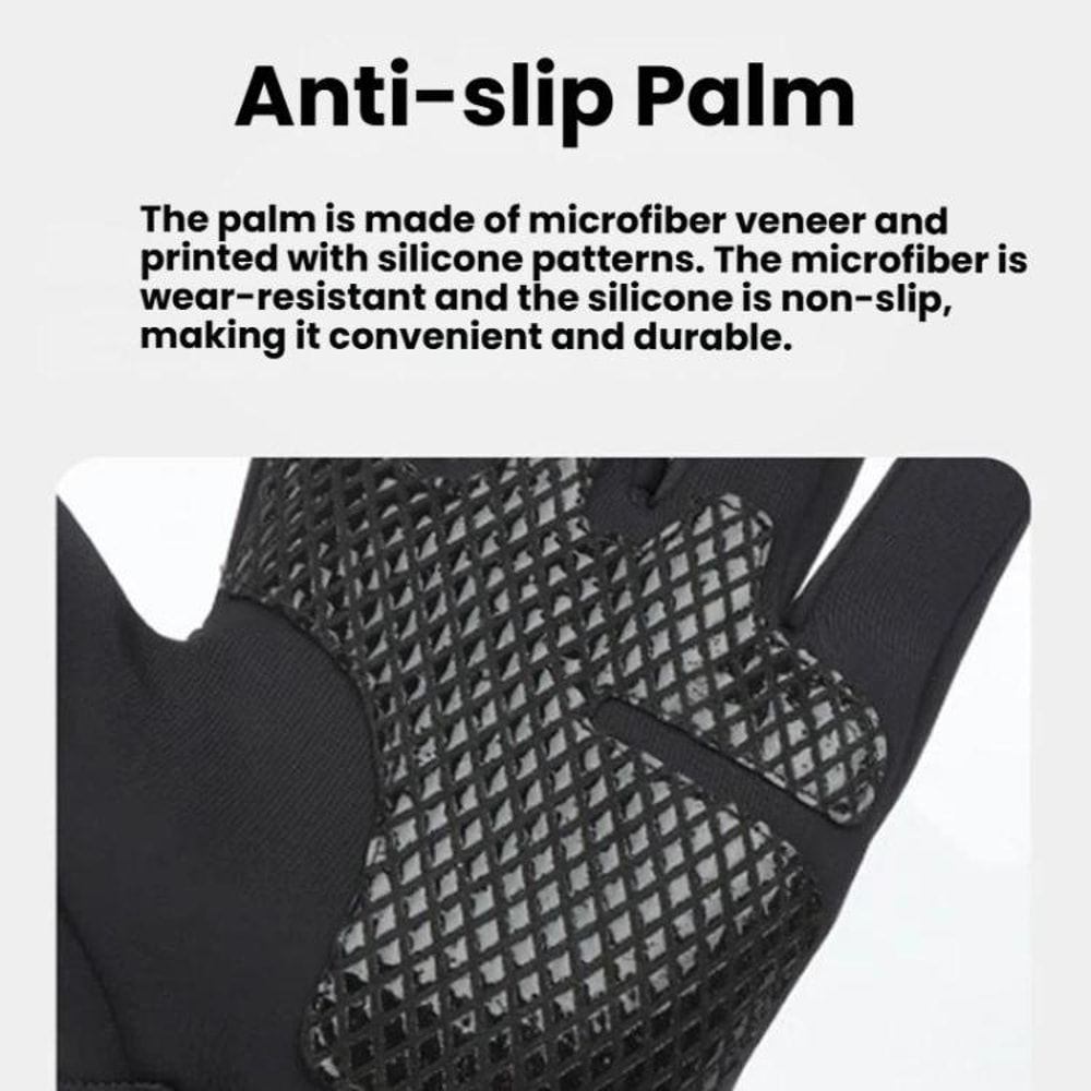 Rechargeable Heated Gloves With Touchscreen Grip Winter Thermal Gloves For Men Women 2