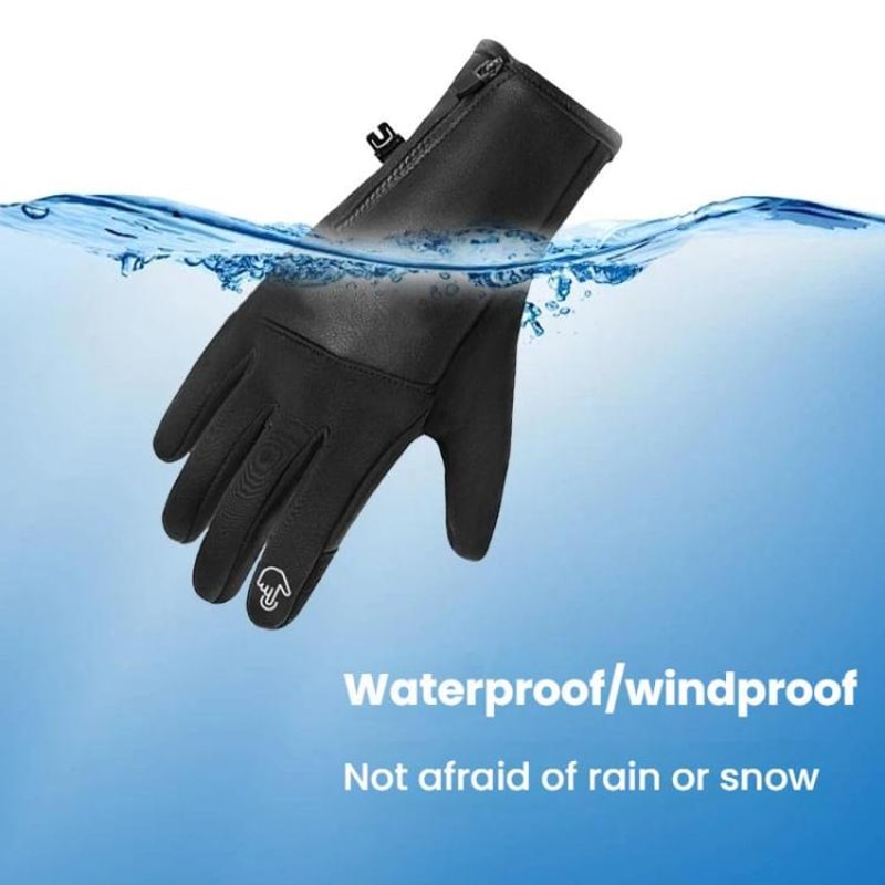 Rechargeable Heated Gloves With Touchscreen Grip Winter Thermal Gloves For Men Women 6