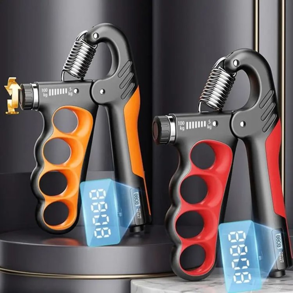 Adjustable Hand Grip Strengthener With Counter 5100kg Forearm Trainer 1