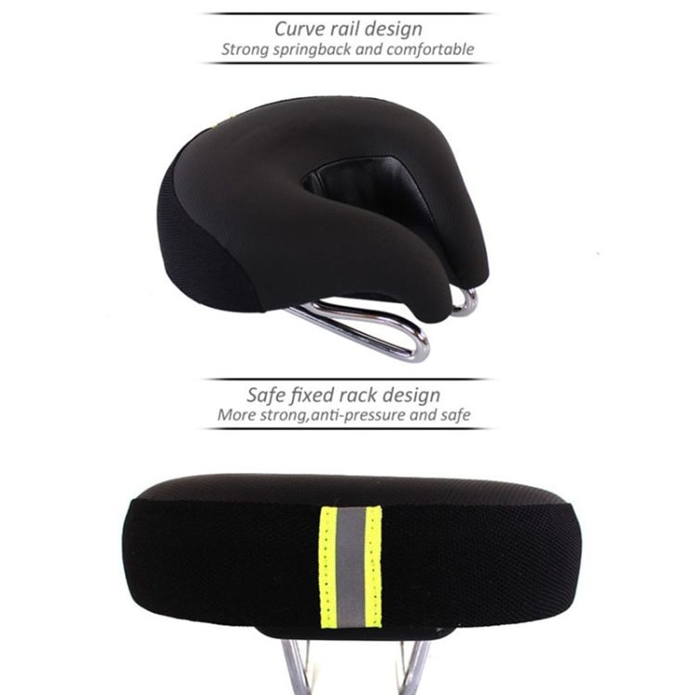 ErgoComfort Noseless Bike Seat Cushion For Men Women Anti Pressure Soft Noseless Bicycle Saddle 3