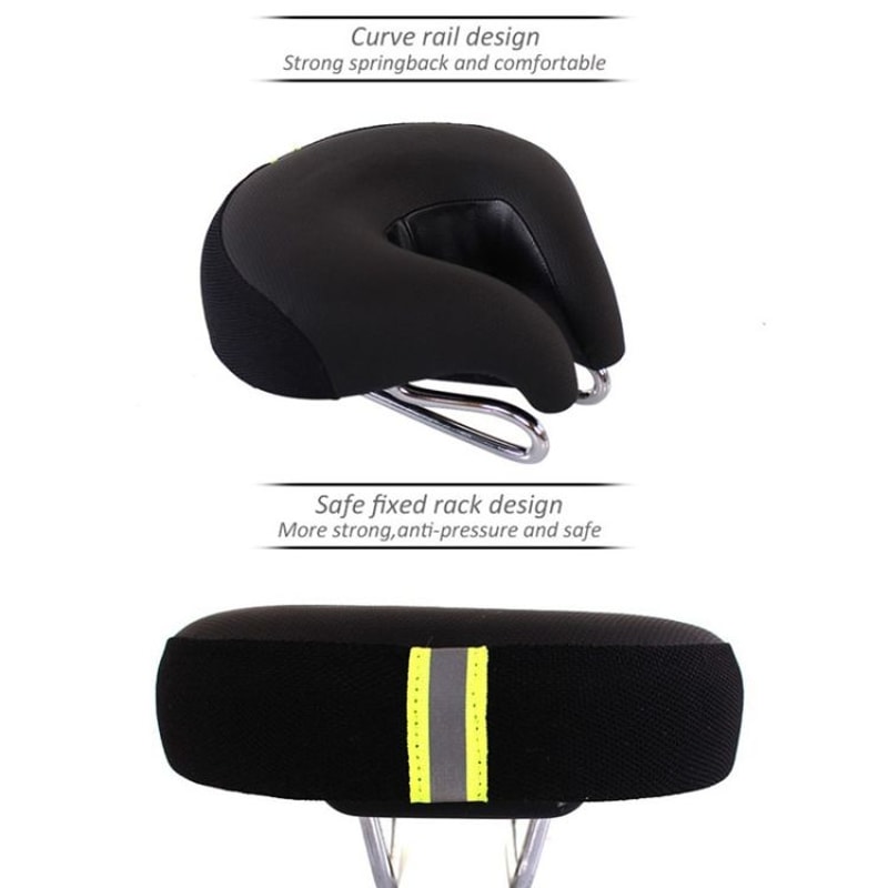 ErgoComfort Noseless Bike Seat Cushion For Men Women Anti Pressure Soft Noseless Bicycle Saddle 3