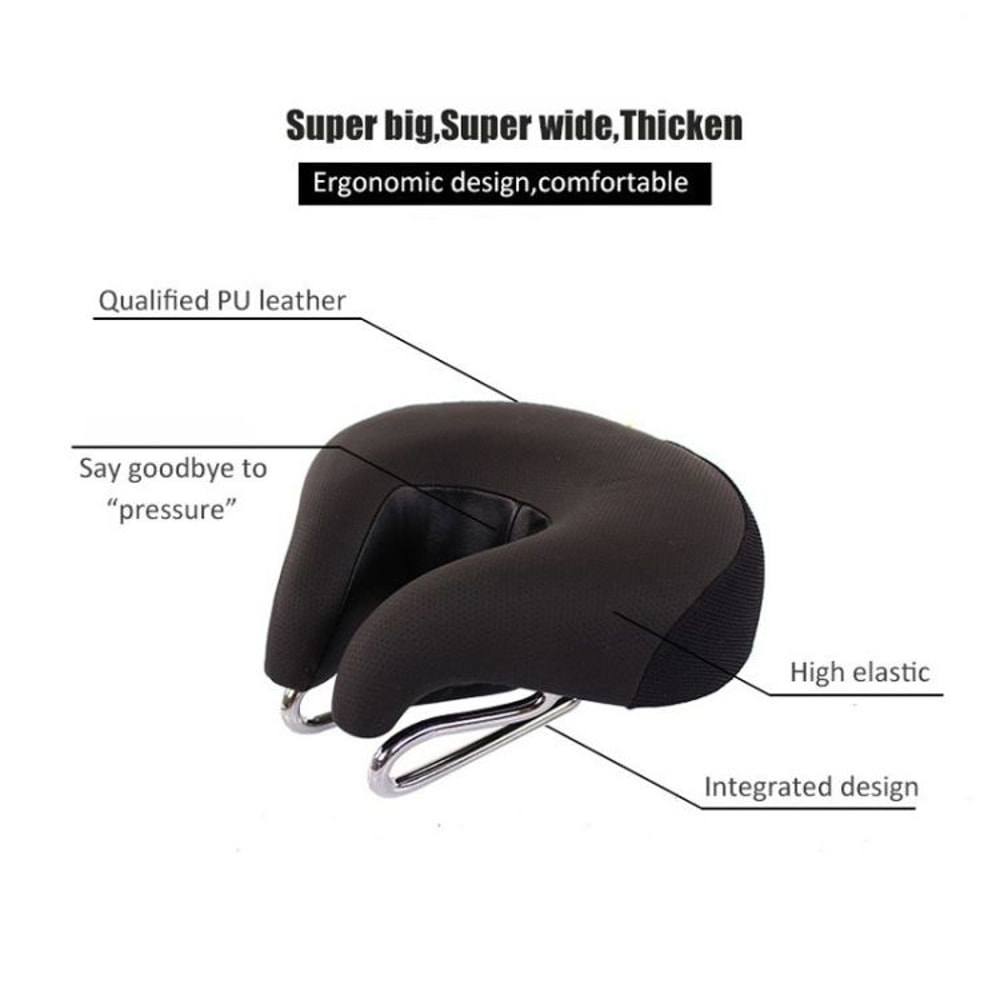 ErgoComfort Noseless Bike Seat Cushion For Men Women Anti Pressure Soft Noseless Bicycle Saddle 6