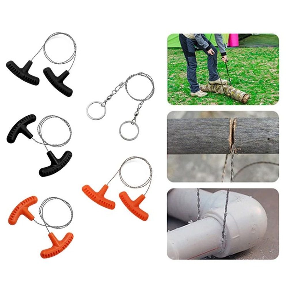 Portable Stainless Steel Wire Saw For Camping Survival Gear 1