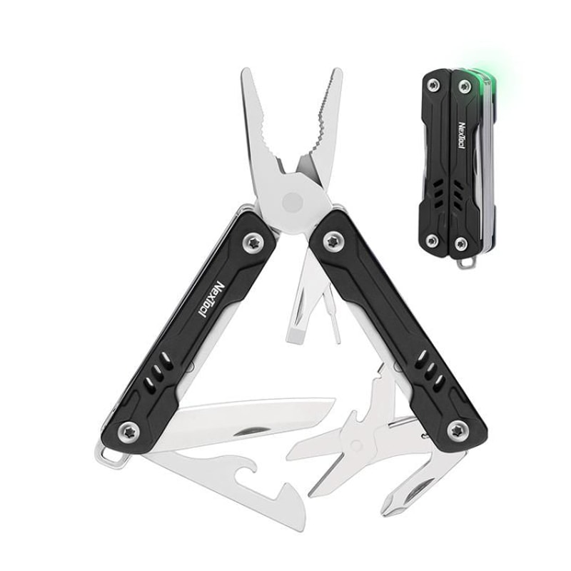 12 In 1 Multi Tool Pocket Knife With Folding Pliers And Wire Cutters For Outdoor EDC 7