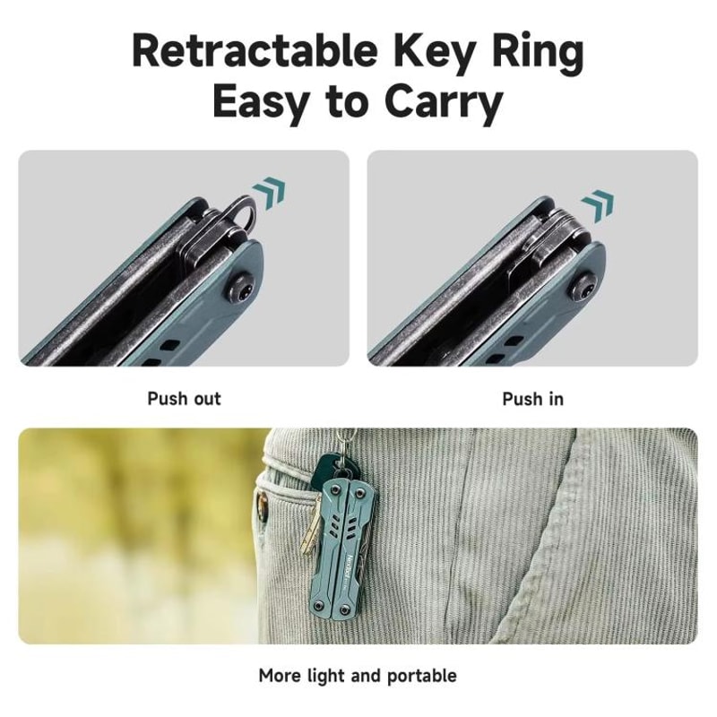 12 In 1 Multi Tool Pocket Knife With Folding Pliers And Wire Cutters For Outdoor EDC 1