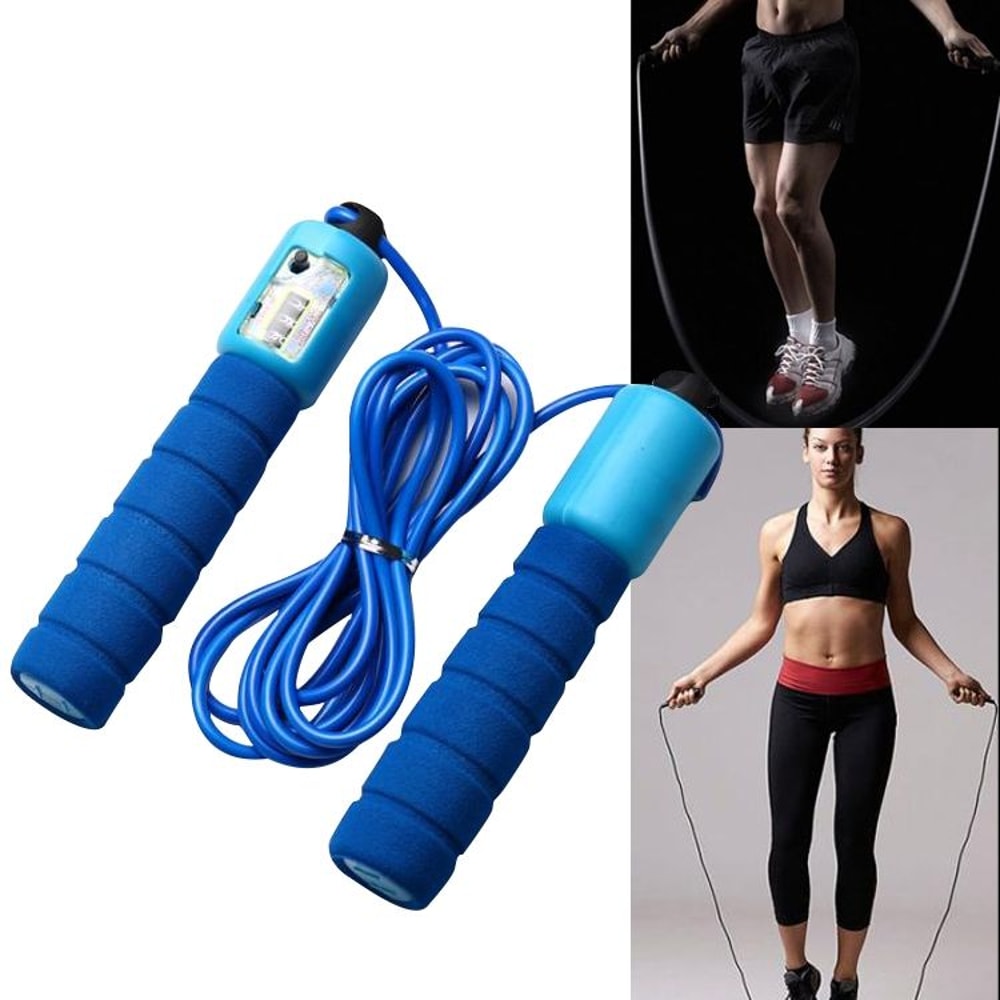 Adjustable Jump Rope With Counter For Fast Fitness Cardio Training 1