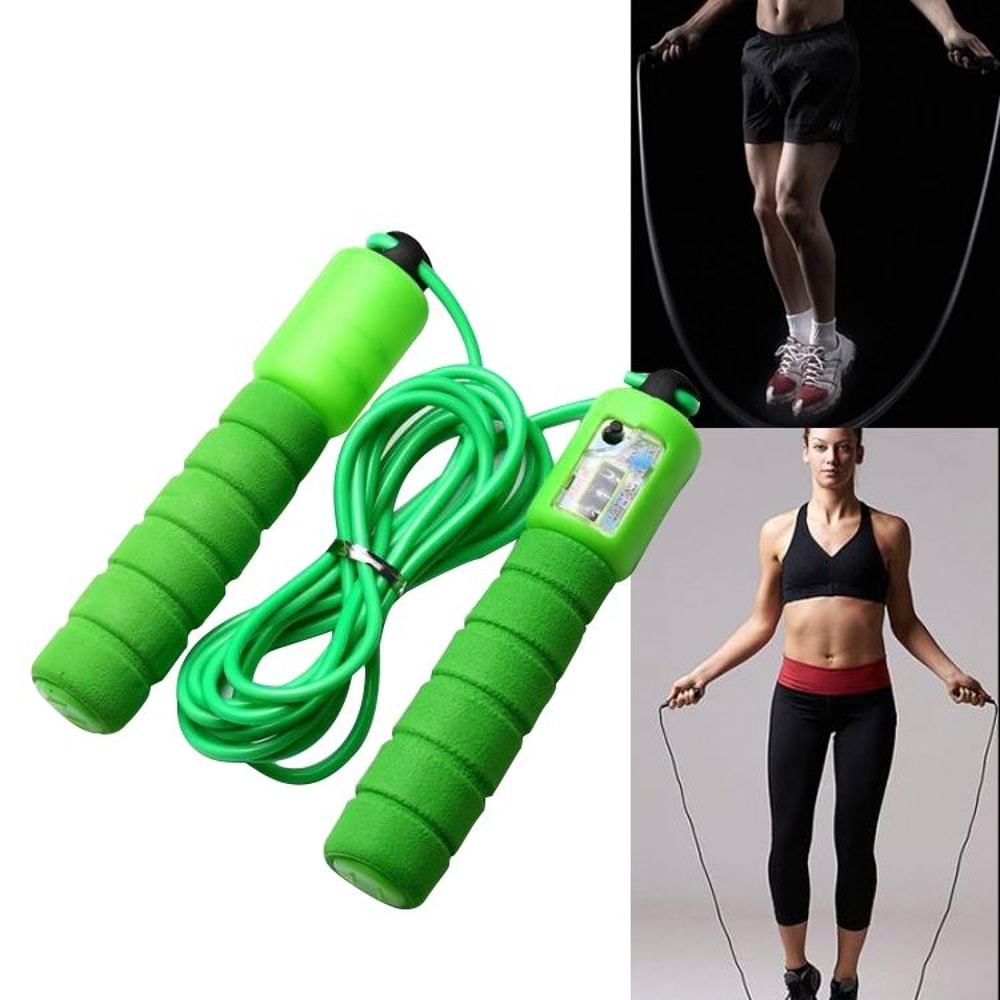 Adjustable Jump Rope With Counter For Fast Fitness Cardio Training 3