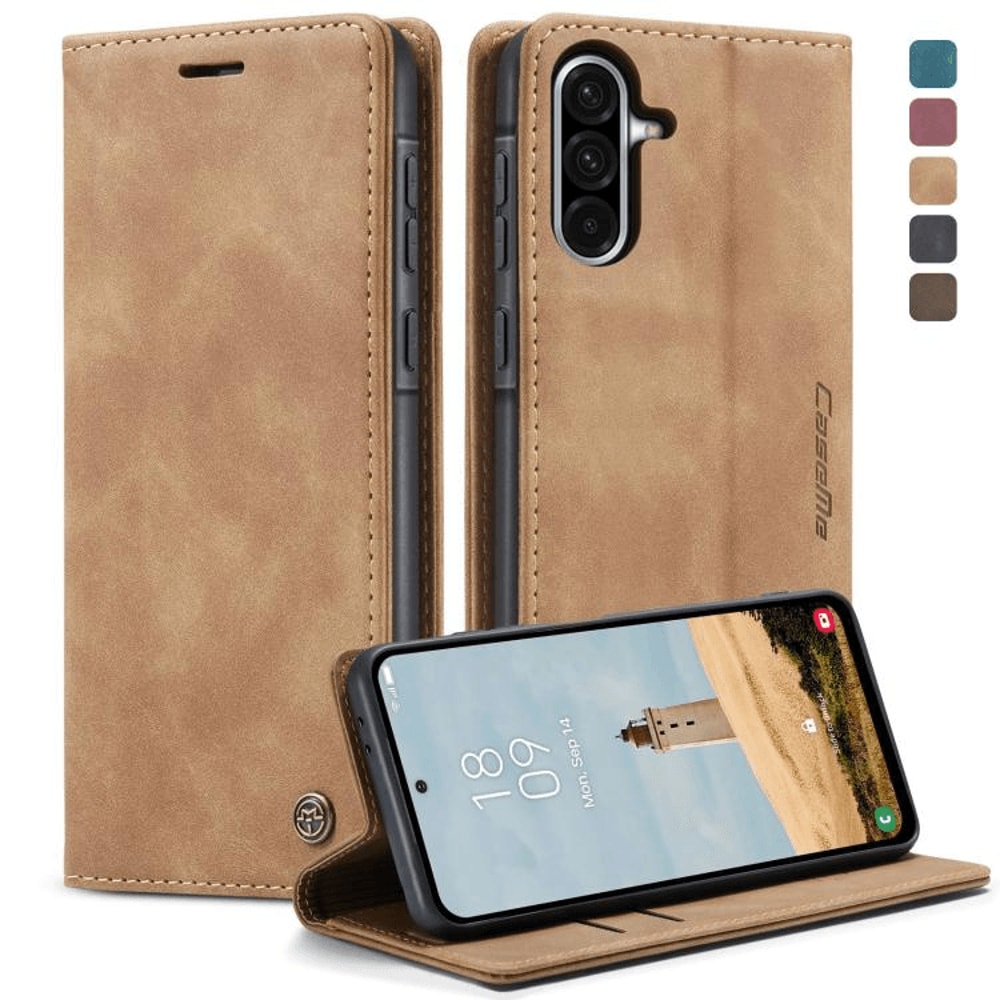 Premium Samsung Galaxy A36 Case Horizontal Flip Leather Phone Case With Wallet Stand 9