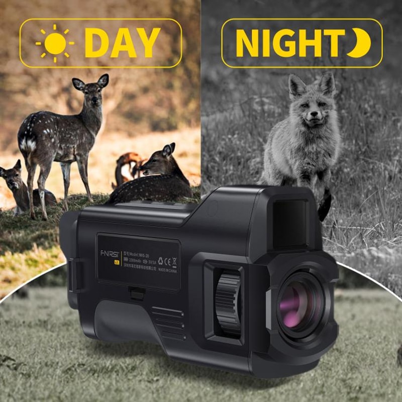 4K Night Vision Monocular Infrared Camera With Zoom Long Range Viewing 4