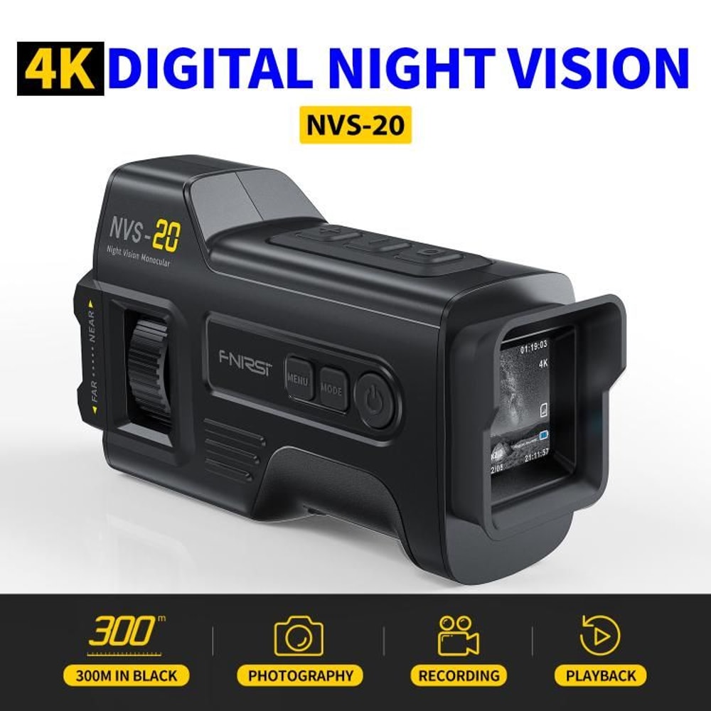 4K Night Vision Monocular Infrared Camera With Zoom Long Range Viewing 9