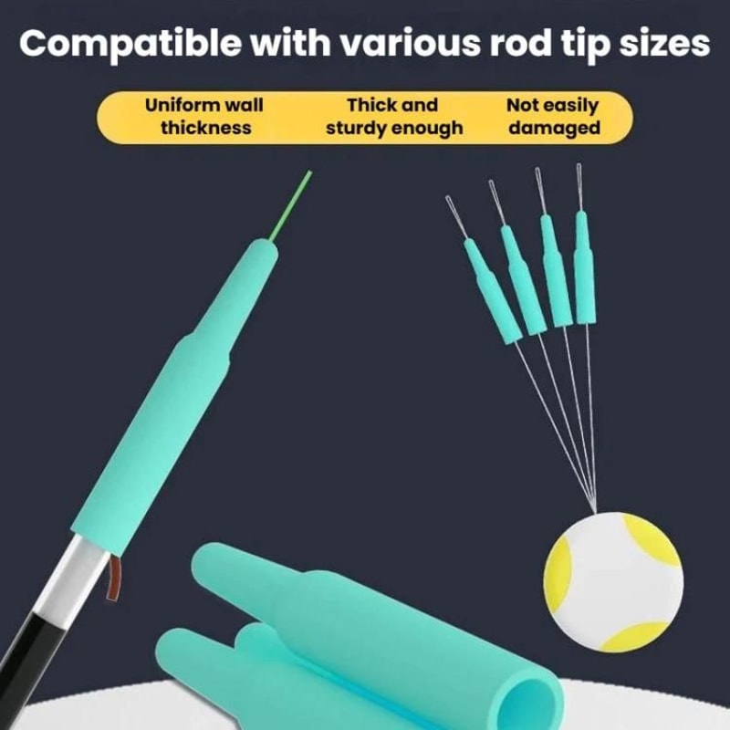 AntiTangle Fishing Rod Tip Connector Space Beans Set 50pcs 5