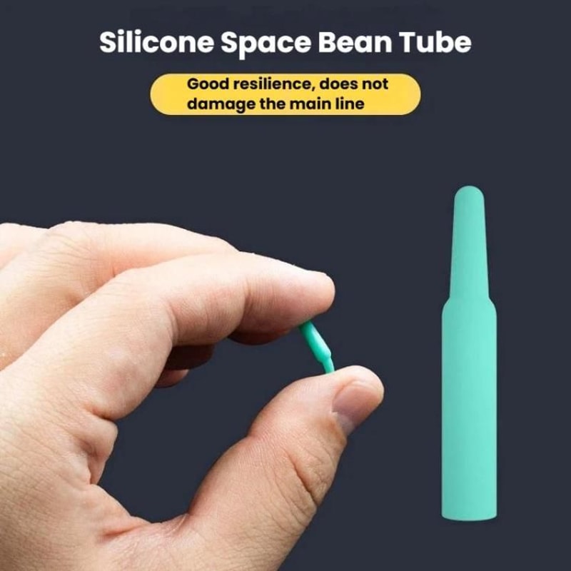 AntiTangle Fishing Rod Tip Connector Space Beans Set 50pcs 3